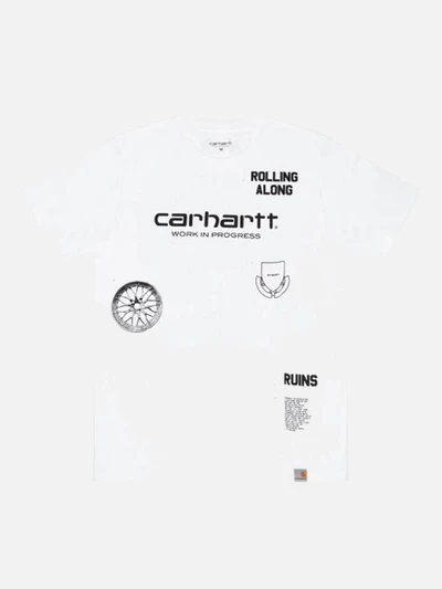 (I021343) RUINS SCRIPT T-SHIRT-WHT