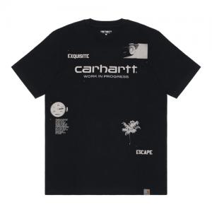 (I021344)WIP S/S ESCAPE SCRIPT T-SHIRT-BLK