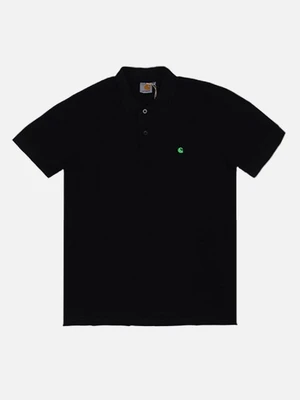 (I016466) S/S SLIM FIT POLO-BLK