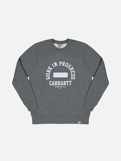 WIP 맨투맨(I020282) DARK GREY HEATHER