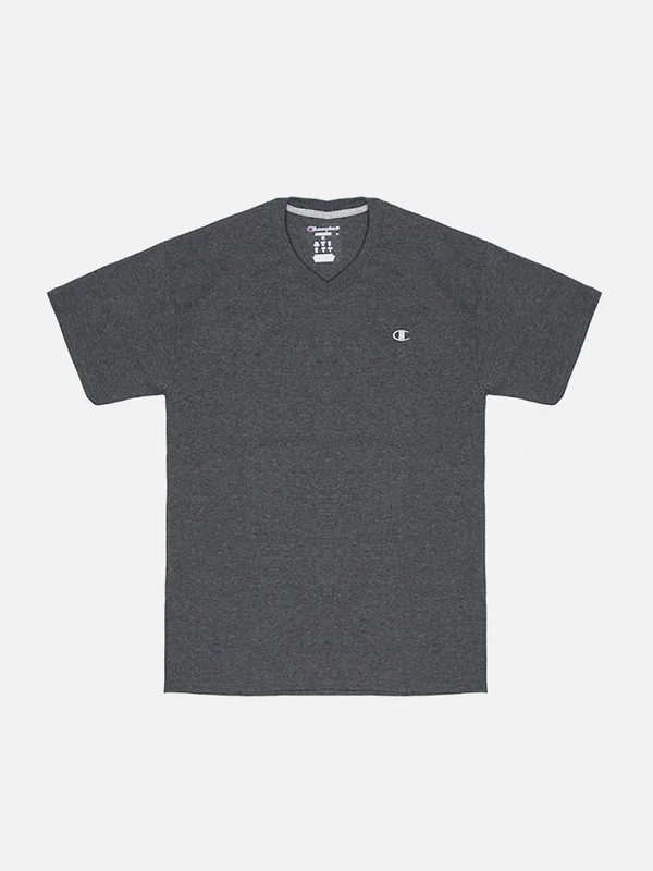 (T4651) 가슴로고 V넥 반팔티 GRANITE HEATHER
