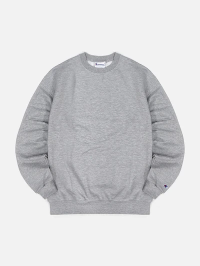(S600) 더블드라이 에코플리스 맨투맨 LIGHT STEEL HEATHER