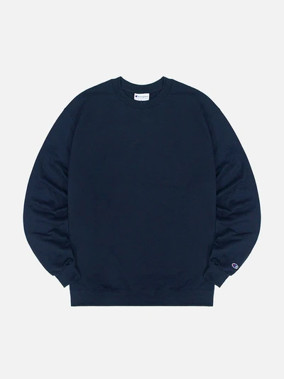 (S600) 더블드라이 에코플리스 맨투맨 NAVY