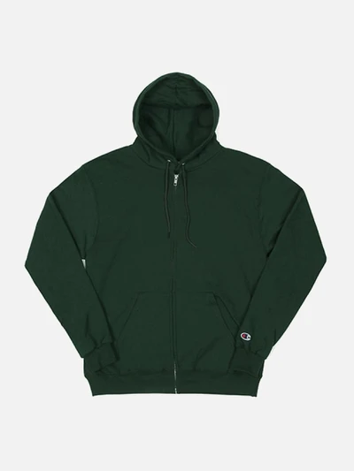 더블드라이 에코플리스 후드집업 DARK GREEN