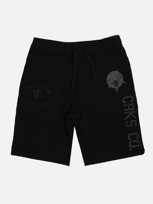 MENS KNIT BASKETBALL SHORT-GRECO - BLK(1510605)