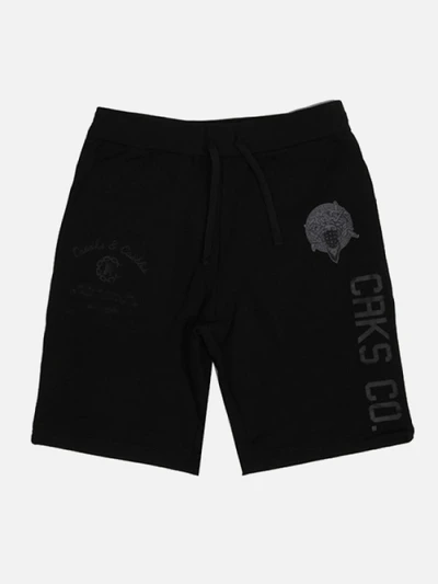 MENS KNIT BASKETBALL SHORT-GRECO - BLK(1510605)