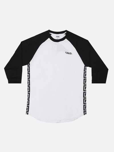 GRECO STRIPE BASEBALL RAGLAN-BLK/WHT(1570115)
