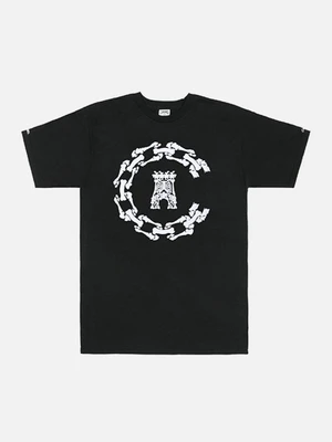 BONEZ CHAIN C SS TEE - BLK(1540707)