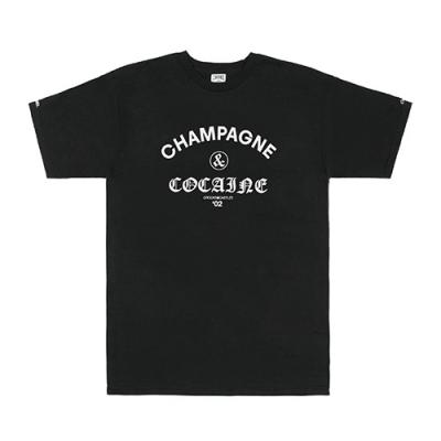 CHAMPAGNE & COCAIN SS TEE - BLK(1520704)