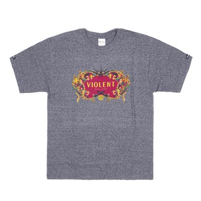 VIOLENCE TEE-SPECKLE BLK (1420717)