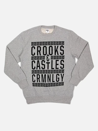 CRIMINOLOGY CREWNECK - HEATHER GREY(1520117)