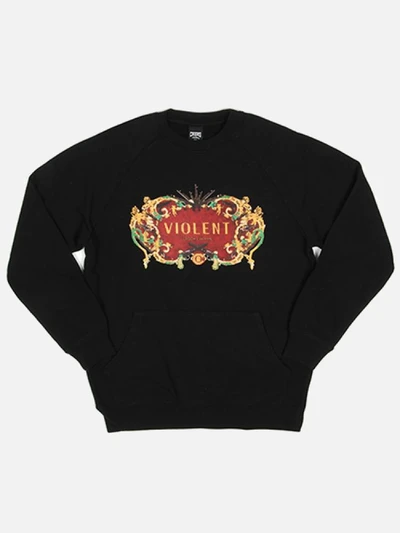 VIOLENCE CREW SWEATSHIRT-BLK (1420113)