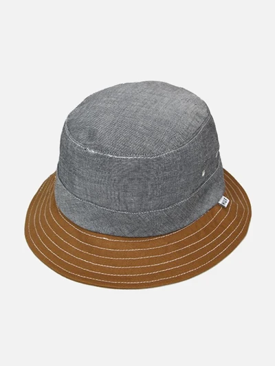CHAMBRAY FIELD BUCKET-BLK