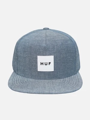 CHAMBRAY BOX LOGO SNAPBACK-NAVY