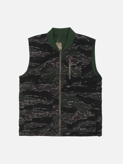 TIGER CAMO REVERSIBLE VEST-OIV/CAMO