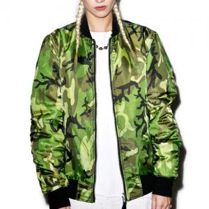 (양면)MA-1 REVERSIBLE BOMBER JACKET - BLK/CAMO