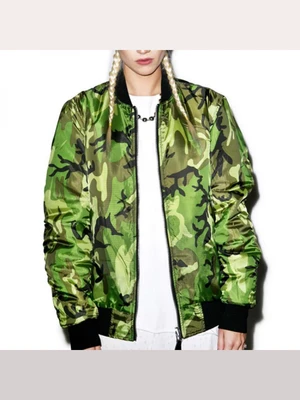 (양면)MA-1 REVERSIBLE BOMBER JACKET - BLK/CAMO