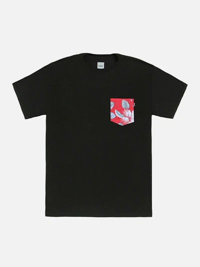 ALOHA AINA POCKET TEE - BLK