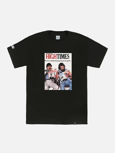 HUF X HIGH TIMES X CHEECH & CHONG TEE-BLK