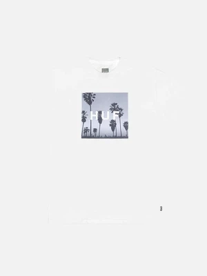 LAS PALMAS BOX LOGO TEE - WHT