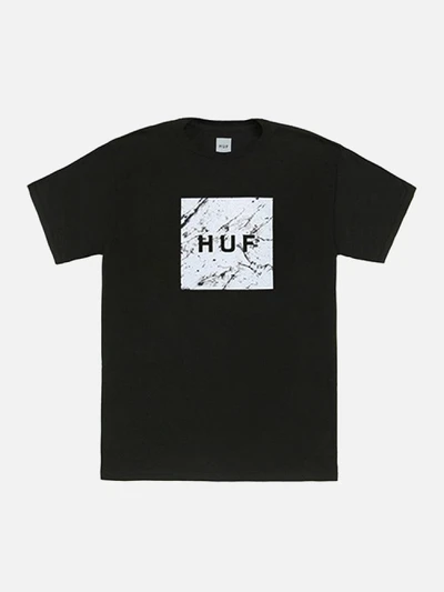 MARBLE BOX LOGO TEE-BLK
