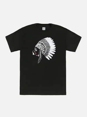 NATIVE CHICK TEE-BLK