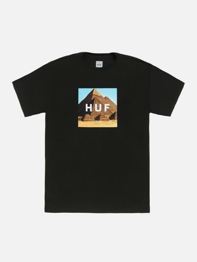 PYRAMIDS BOX LOGO TEE-BLK