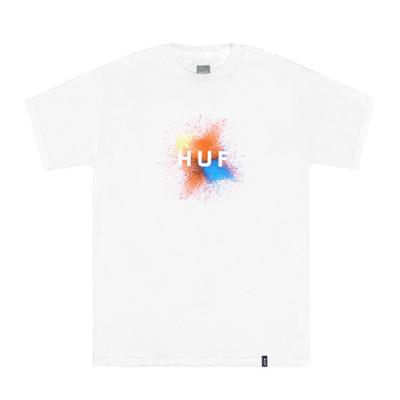 SPLATTER BOX LOGO TEE-WHT