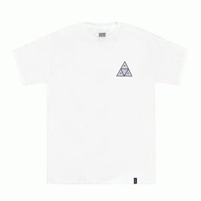 TRIPLE TRIANGLE IDENTITY TEE - WHT(BLK)