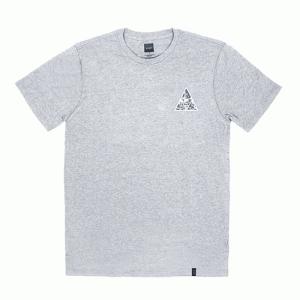 TRIPLE TRIANGLE SKULLS TEE - GRY