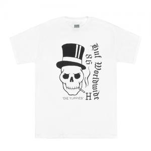 YUPPIE DEATH TEE-WHT