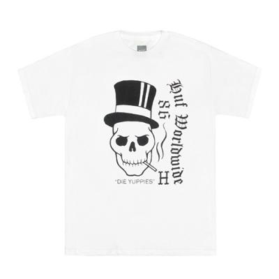 YUPPIE DEATH TEE-WHT