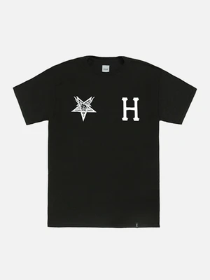 HUF X THRASHER TEAM TEE-BLK