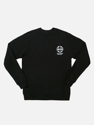 CIRCLE H CREWNECK - BLK