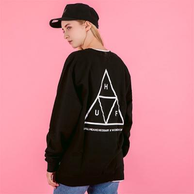TRIPLE TRIANGLE CREWNECK-BLK