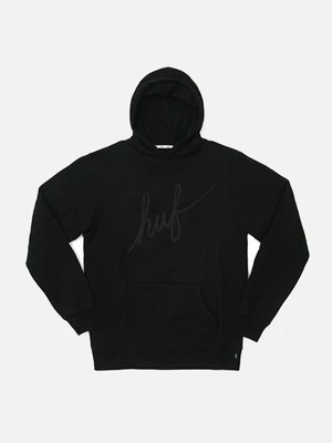 DEMI SCRIPT PULLOVER FLEECE-BLK (blk)