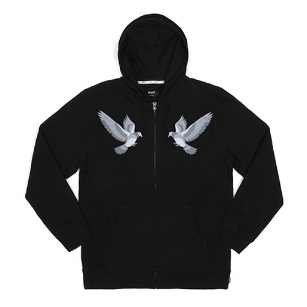 PIGEON GANG ZIP UP_BLK