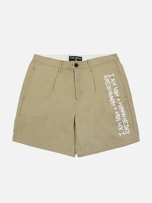 BASIC LOGO CHINO SHORTS-BEIGE