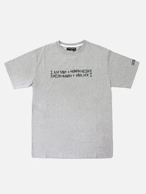 BASIC LOGO T-SHIRT-GREY