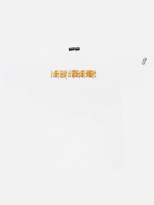METAL LOGO T-SHIRTS - WHITE