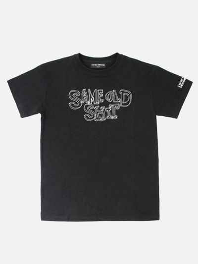 SAME OLD SHIT 3D LOGO T-SHIRTS-BLK