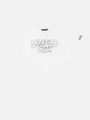 SAME OLD SHIT 3D LOGO T-SHIRT-WHITE