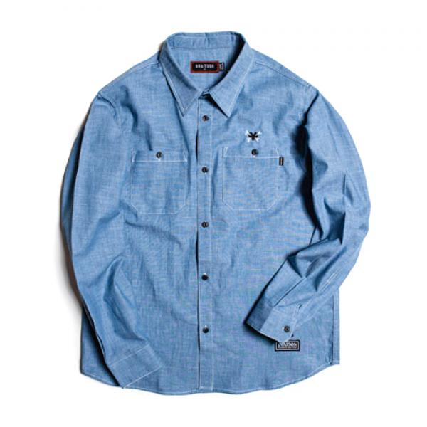 HEART&BONE CHAMBRAY LS SHIRTS