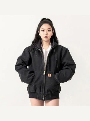 (J130) 샌드스톤 액티브 자켓 (퀼팅안감) BLACK