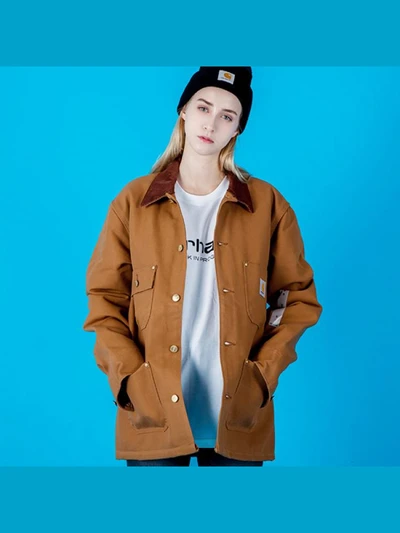 (C001) 덕 초어 코트 BRN