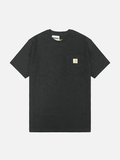 (K87) 워크 포켓 반팔티 BLACK
