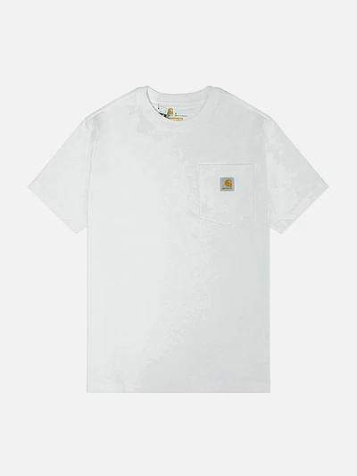(K87) 워크 포켓 반팔티 WHITE
