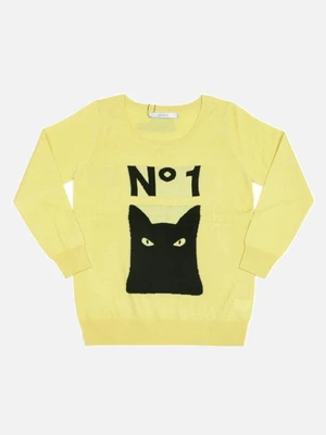 [JOYRICH] PEAK CAT CREW-YEL