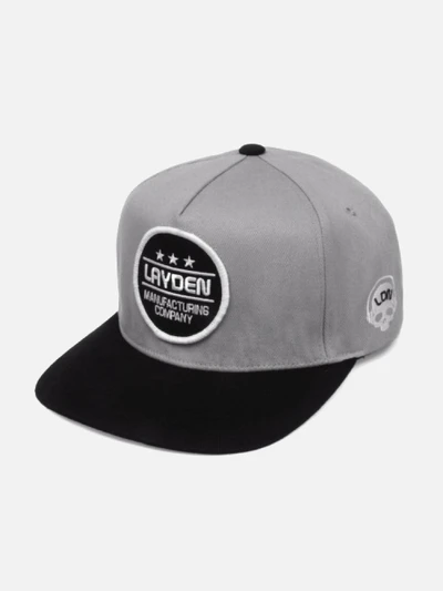 CIRCLE WAPPEN SNAPBACK-GRAY