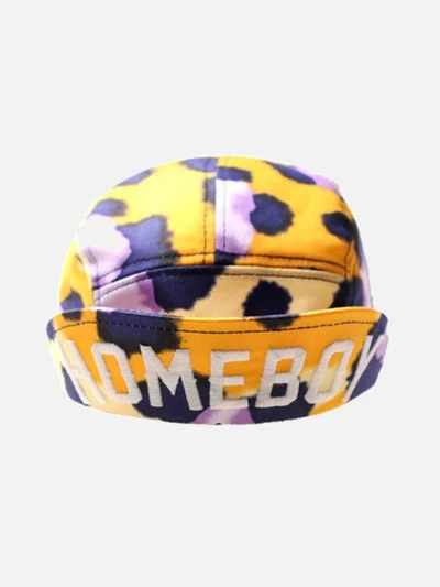 [MADHATTER] GEEKS CAMP CAP HOMEBOY LEOPARD GLOW-YELLOW